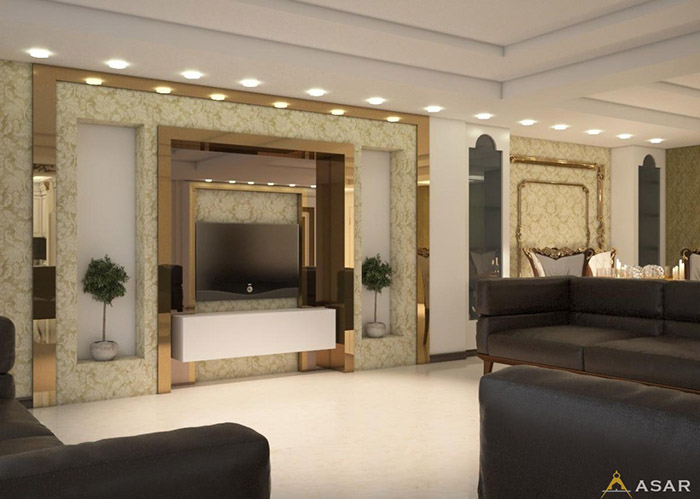 Classic style hall design